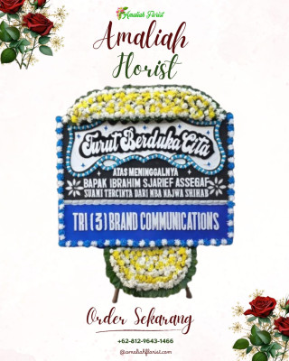 Papan Bunga Duka di Jembrana