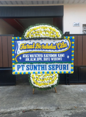 Papan Bunga Duka di Jembrana