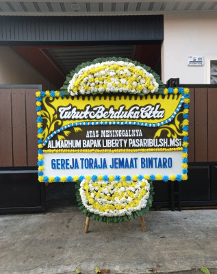 Papan Bunga Duka di Jembrana